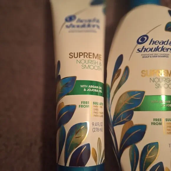 2 HEAD & SHOULDERS SUPREME 1SHAMPOO & 1CONDITIONER W/ARGAN OIL JOJOBA OIL - Picture 3 of 6
